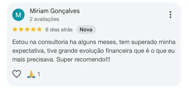 Depoimento de cliente